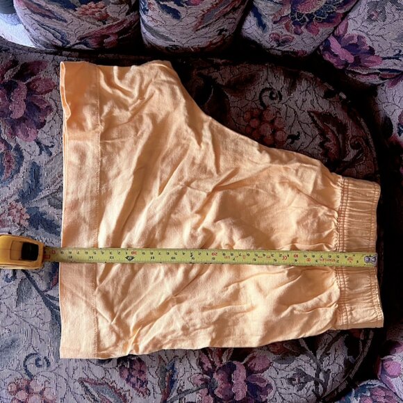 High Waisted Yellow Summer Staple Shorts - Picture 12 of 16